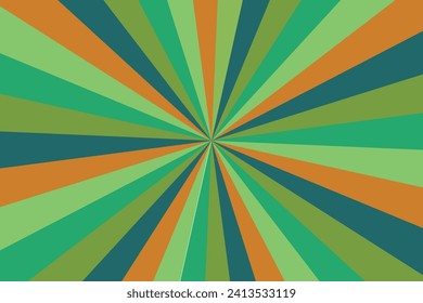 Pop art radial colorful comics book magazine cover. Striped color digital background. Cartoon funny retro pattern strip mock up. Vector halftone illustration. Sunburst, starburst shape.