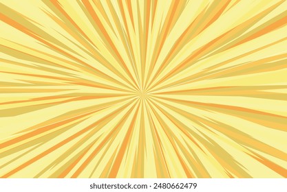 Pop art radial colorful comics book magazine cover. Striped pink digital background. Cartoon funny retro pattern strip mock up. Vector halftone illustration. Sunburst, starburst shape.