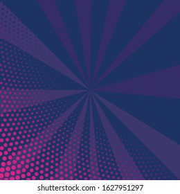 Pop art retro comic. Abstract halftone background. Vector Illustration
