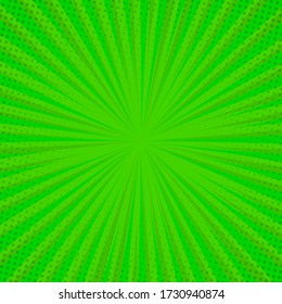 Pop Art Retro Comic Hintergrund. Der Blitz hat einen halben Punkt. Vector-Abbildung.