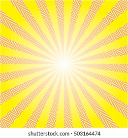 pop art retro rays comic gradient halftone background 