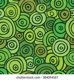 Pop art retro seamless vector background pattern green
