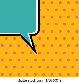Pop Art Speech Bubble