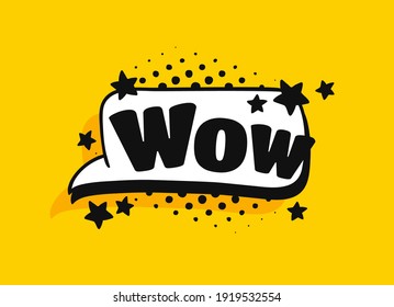 Pop art speech bubble drawing with text. Cartoon style vector collection of frames. Comic illustration on color background