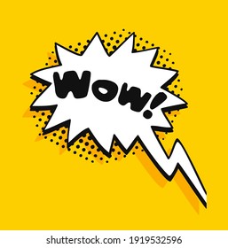 Pop Art Sprache Blase Zeichnung mit Text. Cartoon-Stil Vektorgrafik von Frames. Comicgrafik auf Farbhintergrund