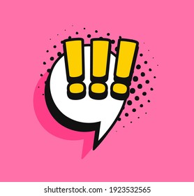 Pop art speech bubble drawing with text. Cartoon style vector collection of frames. Comic illustration on color background