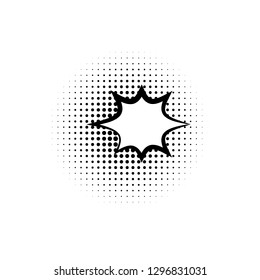 pop art, speech bubble icon. Element of speech bubble ic pop art style icon. Signs and symbols collection icon for websites, web design, mobile app