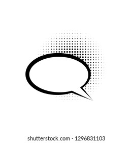 pop art, speech bubble icon. Element of speech bubble ic pop art style icon. Signs and symbols collection icon for websites, web design, mobile app