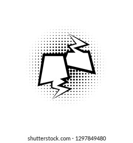 pop art, speech bubble icon. Element of speech bubble pop art style icon. Signs and symbols collection icon for websites, web design, mobile app