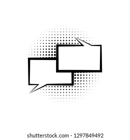pop art, speech bubble icon. Element of speech bubble pop art style icon. Signs and symbols collection icon for websites, web design, mobile app