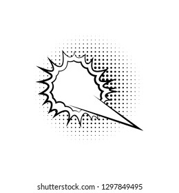 pop art, speech bubble icon. Element of speech bubble pop art style icon. Signs and symbols collection icon for websites, web design, mobile app