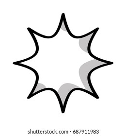 pop art splash icon