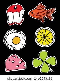 pop art sticker vector illustration