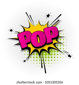 pop art style hand drawn pictures effects. Template comics speech bubble halftone dot background. Pop art style. Comic dialog cloud, text pop-art. Creative idea conversation sketch explosion.
