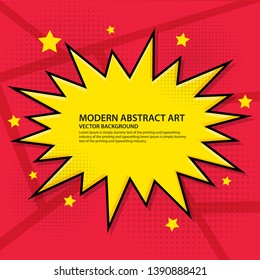 Pop art style speech bubble background.Vector, illustration