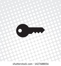 Pop art style Vector icon keys
