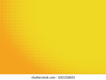 Pop art styled halftone background with dots