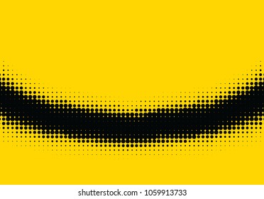 Pop art styled halftone background with dots