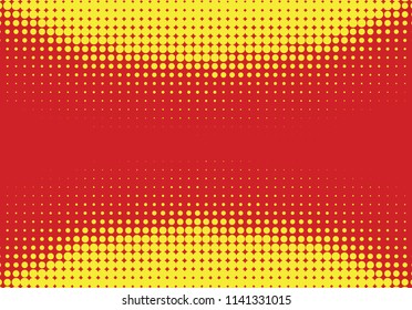 Pop art styled halftone background with dots