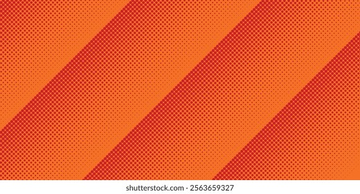 Pop art styled halftone background with dots
