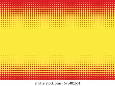 Pop art styled halftone background with dots