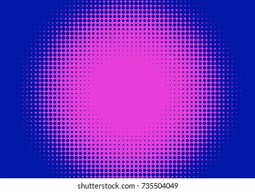 Pop art styled halftone background with dots