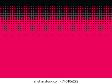 Pop art styled halftone background with dots