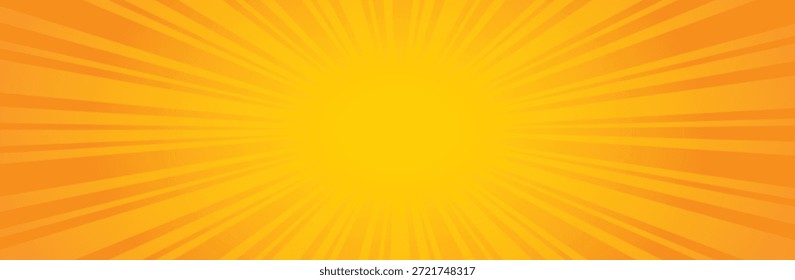 pop art sun rays background vector illustration of retro