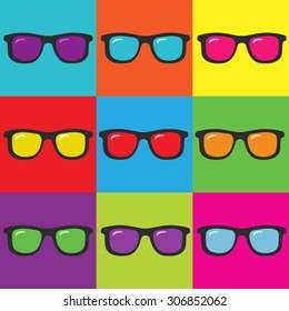 Pop art and sunglasses