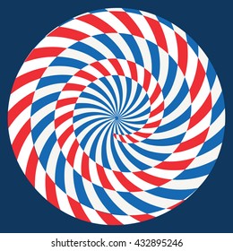 Pop art swirl background 