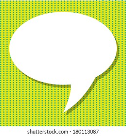 pop art text bubble, illustration in vector format