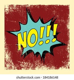 pop art text bubble, illustration in vector format