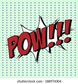 pop art text bubble, illustration in vector format