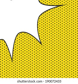 pop art text bubble, illustration in vector format