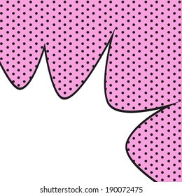 pop art text bubble, illustration in vector format