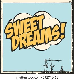 pop art text bubble, illustration in vector format