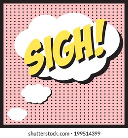 pop art text bubble, illustration in vector format
