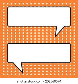pop art text bubble, illustration in vector format