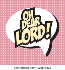 pop art text bubble, illustration in vector format