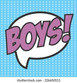 pop art text bubble, illustration in vector format