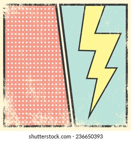 pop art text bubble, illustration in vector format