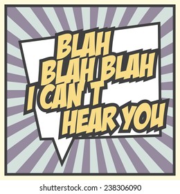 pop art text bubble, illustration in vector format