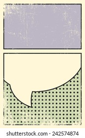 pop art text bubble, illustration in vector format
