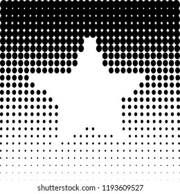 Pop art vector background. Dots halftone