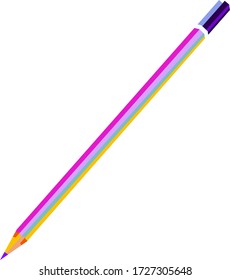 Pop art vector pencil  uitable for decoration, posters, brochures, etc.