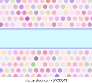 Pop art vector retro card