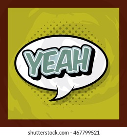 pop art vintage design, vector illustration eps10