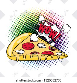 Pop art wow speech
