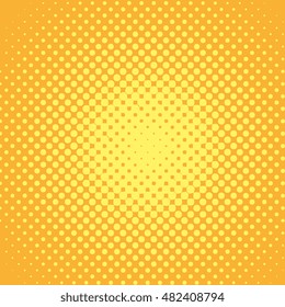 pop art yellow background