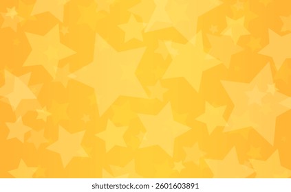 Pop art yellow comics book magazine cover. Cartoon retro pattern with stars. Vector vintage backdrop for comic superhero text, speech bubble, message